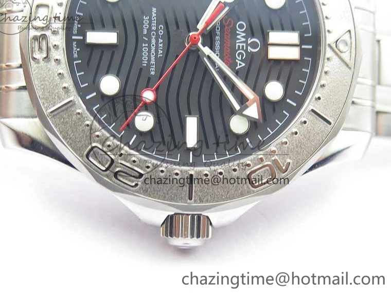 1227 Snug Seamaster Diver 300M Nekton VSF 1:1 Best Edition Black Dial on SS Bracelet A 7888